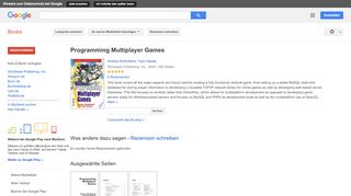 
                            5. Programming Multiplayer Games