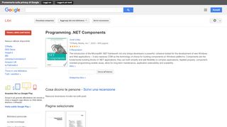 
                            3. Programming .NET Components - Risultati da Google Libri