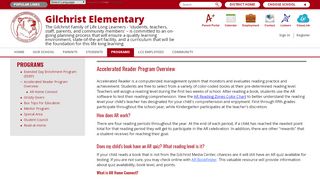 
                            13. Programs / Accelerated Reader Program Overview