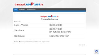 
                            8. Programul de incarcare | transport.adeplast.ro