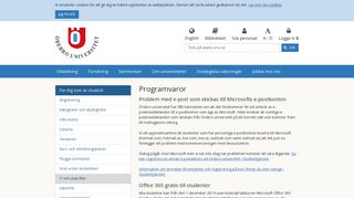 
                            12. Programvaror - Örebro universitet