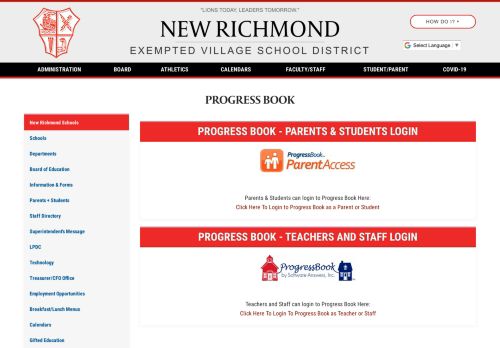 
                            5. Progress Book - New Richmond Schools