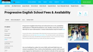 
                            6. Progressive English School Fees & Availability - WhichSchoolAdvisor