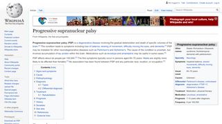 
                            11. Progressive supranuclear palsy - Wikipedia