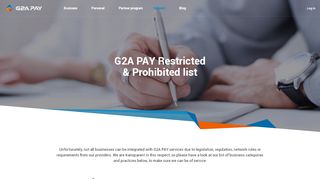 
                            9. Prohibited businesses - G2A PAY Online Payment Gateway: Pay ...