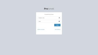 
                            1. ProIsmek Login Ekranı