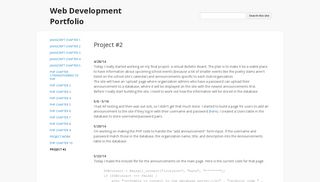 
                            11. Project #2 - Web Development Portfolio - Google Sites