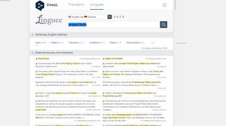 
                            13. project facts - German translation – Linguee