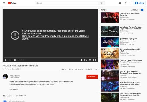 
                            2. PROJECT: Fiora - login screen theme Mix - YouTube