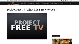 
                            6. Project Free TV: What it is & How to Use It | TechieSense