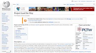 
                            4. Project Lead the Way - Wikipedia