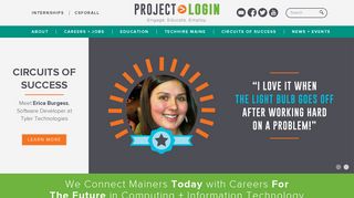 
                            3. Project Login- Connecting Education and Technology Careers in Maine