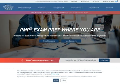 
                            1. Project Management Academy: PMP Training