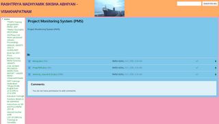 
                            13. Project Monitoring System (PMS) - RASHTRIYA MADHYAMIK ...