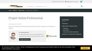
                            9. Project Online Professional kaufen | Lizenzen, Services, Preise ...