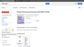 
                            11. Project Planning and Control with PERT & CPM