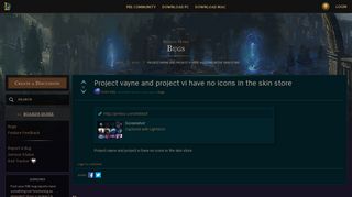 
                            7. Project vayne and project vi have no icons in the skin store - PBE ...