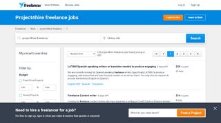 
                            2. Project4hire freelance Jobs, Employment | Freelancer