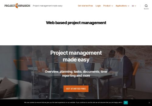 
                            4. ProjectCompanion: Home Page