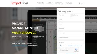 
                            8. ProjectLibre cloud | Projectlibre