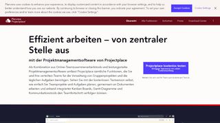 
                            2. Projectplace: Online projektmanagement software in the cloud