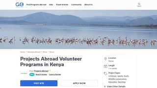 
                            8. Projects Abroad Volunteer Programs in Kenya | Go Overseas