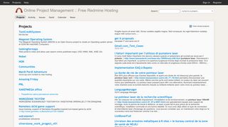 
                            4. Projects - Online Project Management :: Free ... - Hosted Redmine