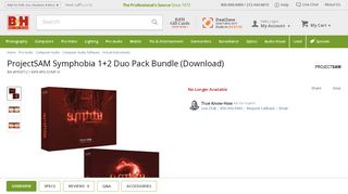
                            11. ProjectSAM Symphobia 1+2 Duo Pack Bundle (Download) PS-SYMP-H