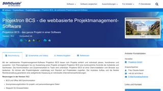 
                            11. Projektron BCS - die webbasierte Projektmanagement-Software ...