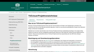 
                            8. Projektverzeichnisse | TUCcloud | Speicherdienste ... - TU Chemnitz