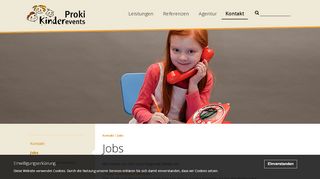 
                            2. Proki Kinderevents | Jobs - Bonn / München / Berlin / Frankfurt ...