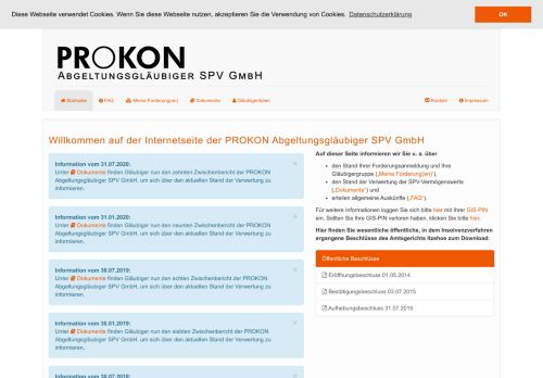 
                            10. Prokon SPV - Insolvenz-Solution