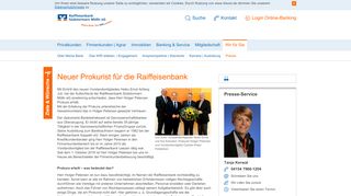 
                            11. Prokurist Holger Petersen - Raiffeisenbank Südstormarn Mölln