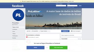 
                            3. ProLeilões - Página inicial | Facebook