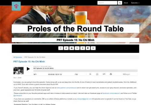 
                            5. Proles of the Round Table: PRT Episode 15: Ho Chi Minh