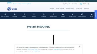 
                            11. Prolink H5004NK Modem Configuration Guide | Help & Support | Globe