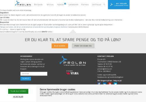 
                            9. ProLøn Internet - ProLøn A/S