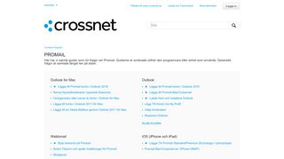 
                            4. Promail – Crossnet Support