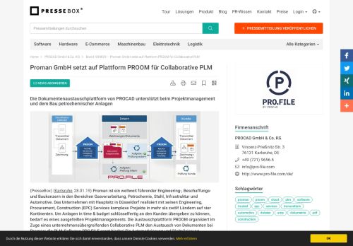 
                            7. Proman GmbH setzt auf Plattform PROOM für Collaborative PLM ...