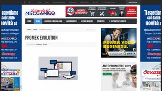 
                            6. ProMEK Evolution - Il Giornale del Meccanico