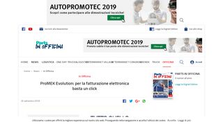 
                            4. ProMEK Evolution: per la fatturazione elettronica basta un click ...