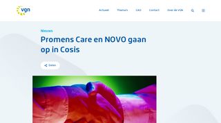 
                            8. Promens Care en NOVO gaan op in Cosis | VGN