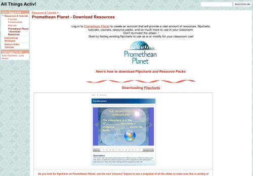 
                            5. Promethean Planet - Download Resources - All Things Activ!