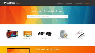 
                            5. Promethean Support - Home Page