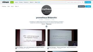 
                            11. prometheus Bildarchiv on Vimeo