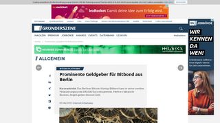 
                            10. Prominente Geldgeber für Bitbond aus Berlin | Gründerszene