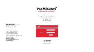 
                            1. ProMinutes™ powered by Prepaid Systems GmbH In der Dalheimer ...