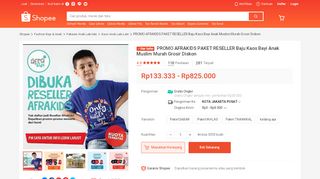 
                            3. PROMO AFRAKIDS PAKET RESELLER Baju Kaos Bayi Anak Muslim ...