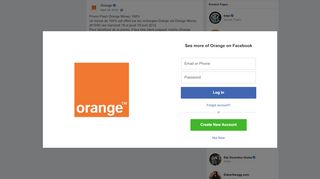 
                            8. Promo Flash Orange Money 100% Un bonus de 100%... - Facebook