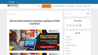 
                            6. (Promo Mei) Install & Jalankan Aplikasi TOMO FASTPAY | Blog Sentra ...